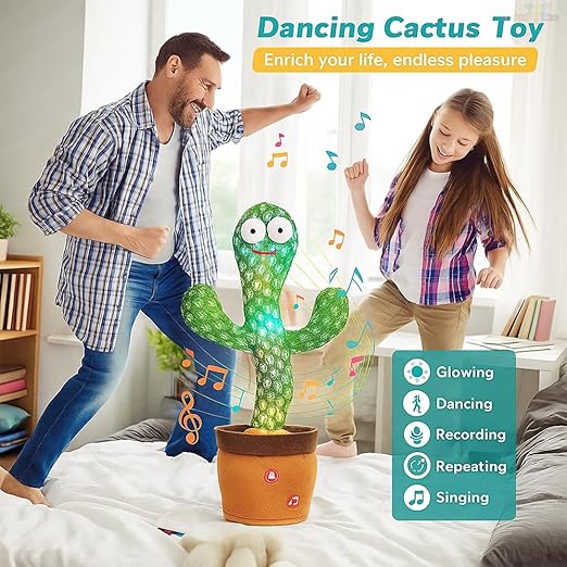 Rechargeable Talking Cactus Toy