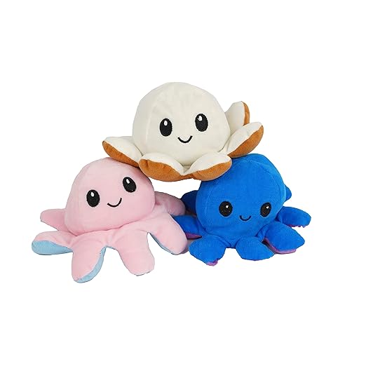 Side Changing Octopus Mini Plush