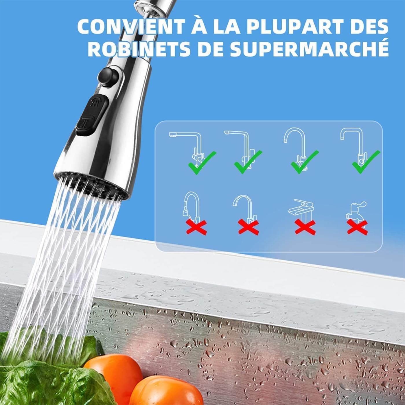 Tap Extender for Kitchen Sink